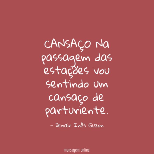 CANSAÇO