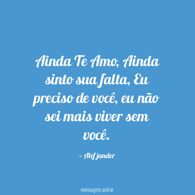 Ainda Te Amo