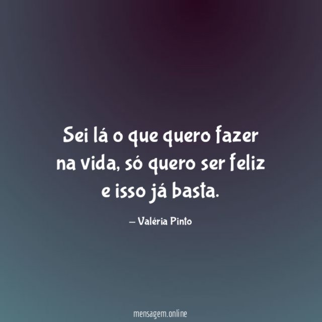 Sei lá o que quero fazer na vida