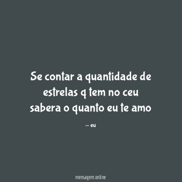 Se contar a quantidade de estrelas q tem