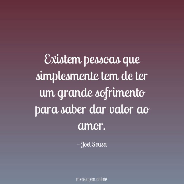 Existem pessoas que simplesmente tem de ter um
