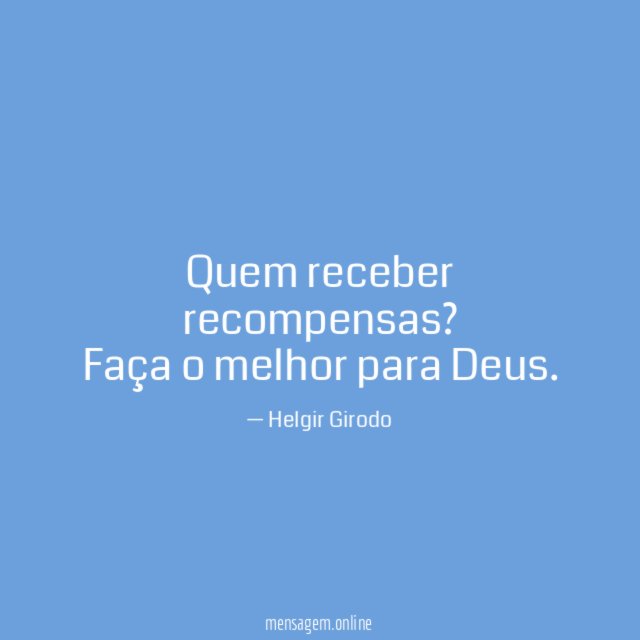 Quem receber recompensas