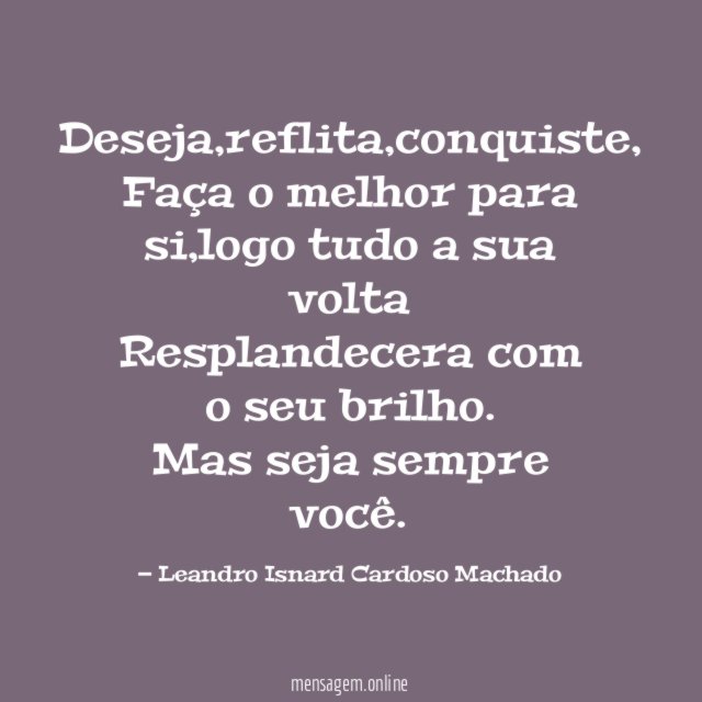 Deseja