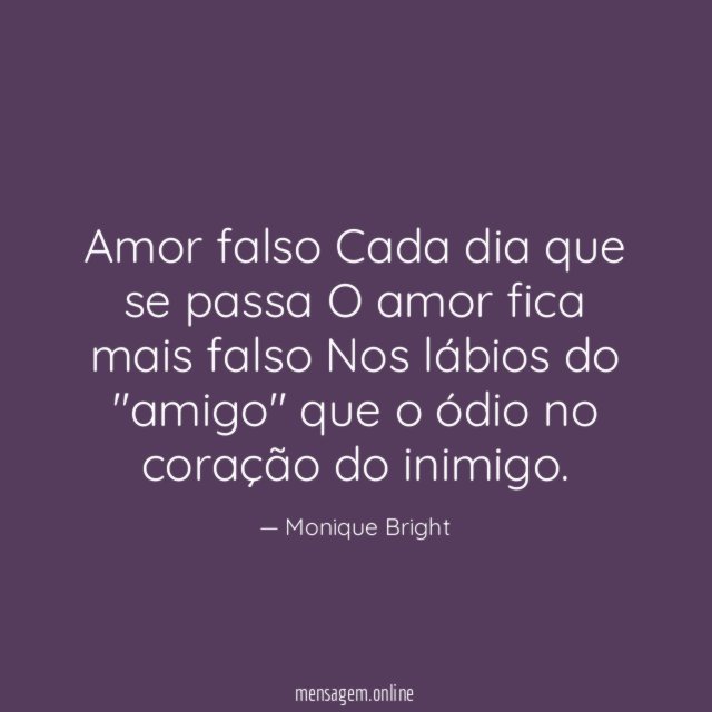 Amor falso