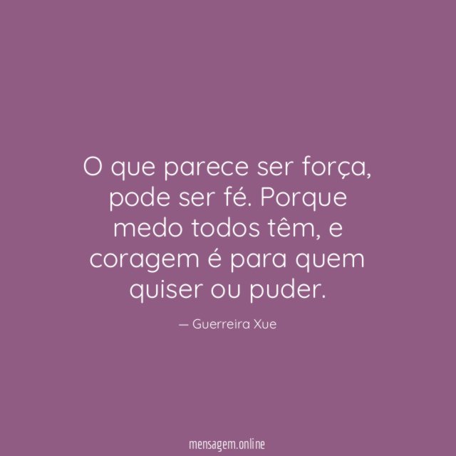 O que parece ser força