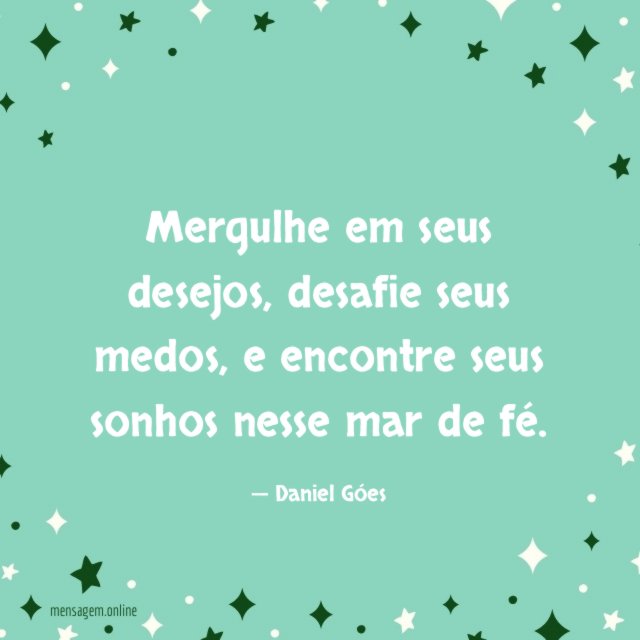 Mergulhe em seus desejos