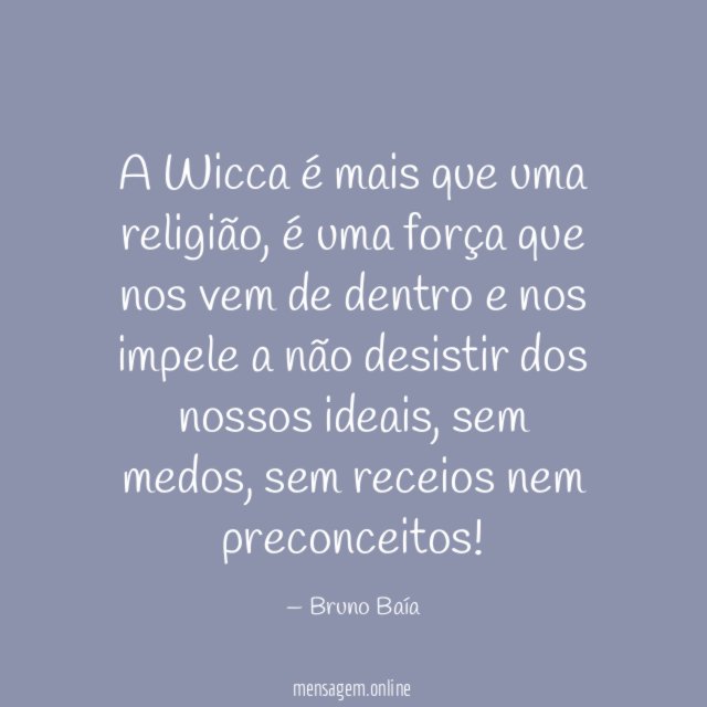 A Wicca é mais que uma religião
