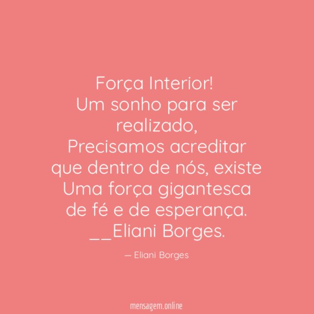 Força Interior!