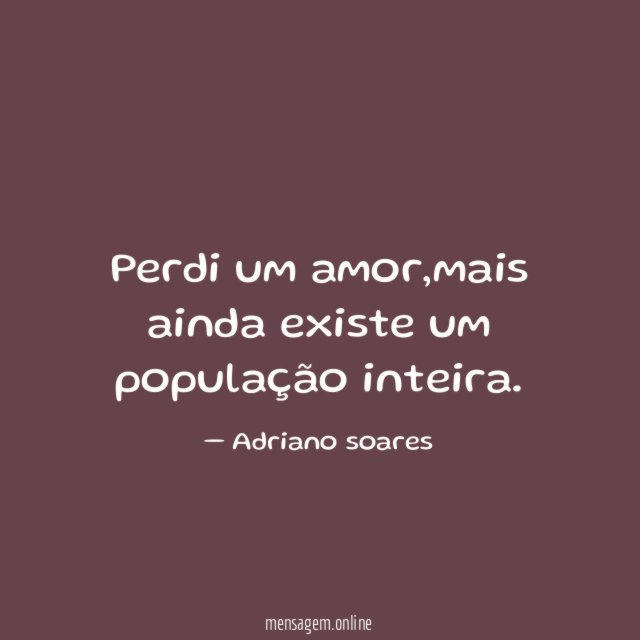 Perdi um amor
