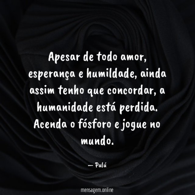 Apesar de todo amor