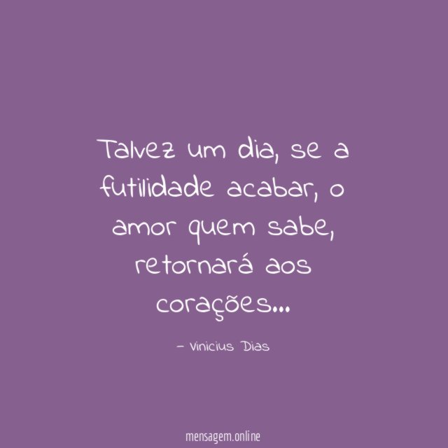 Talvez um dia