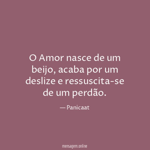 O Amor nasce de um beijo