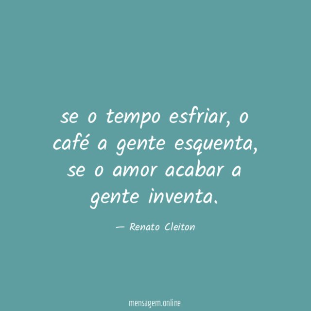 se o tempo esfriar