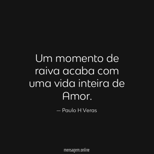 Um momento de raiva acaba com uma vida inteira de Amor