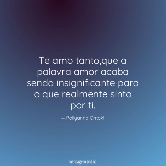 Te amo tanto