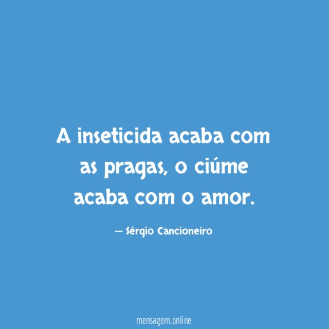 A inseticida acaba com as pragas