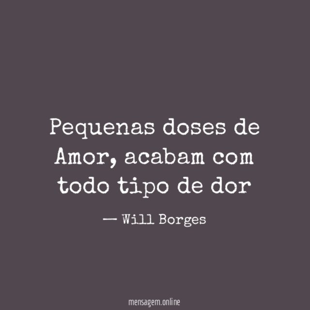Pequenas doses de Amor