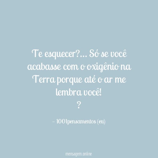 Te esquecer