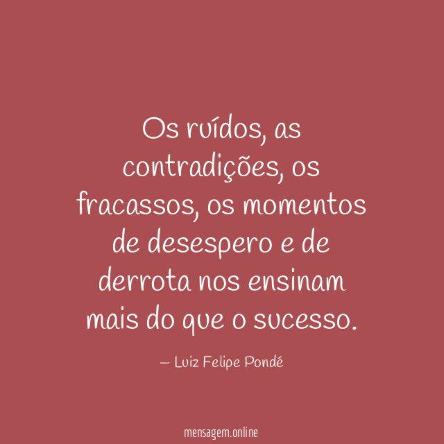 Os ruídos