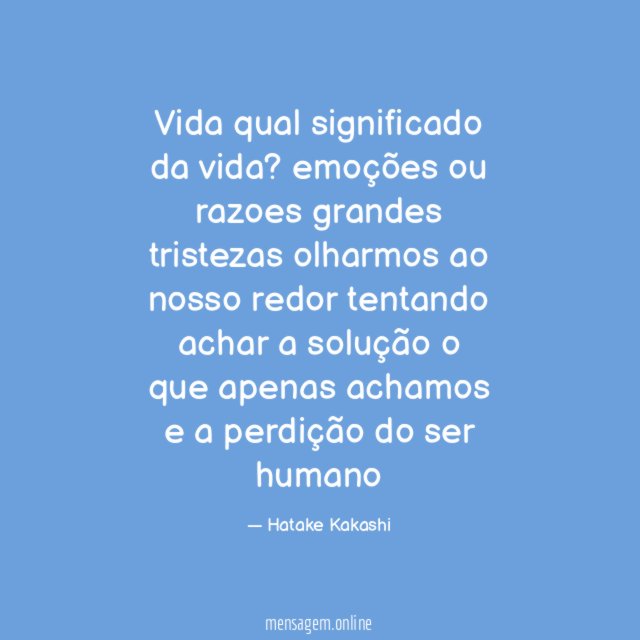 Vida qual significado da vida