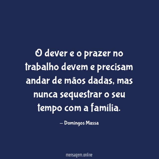 O dever e o prazer no trabalho devem
