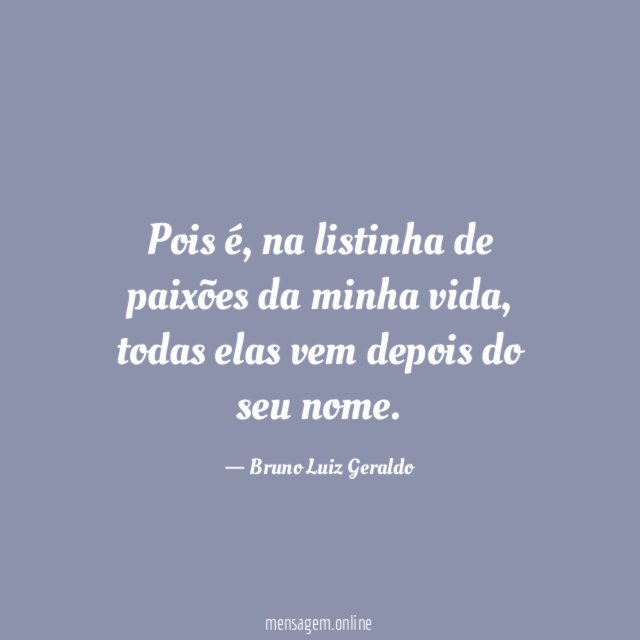 Pois é
