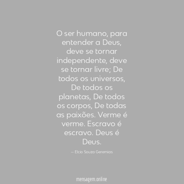 O ser humano
