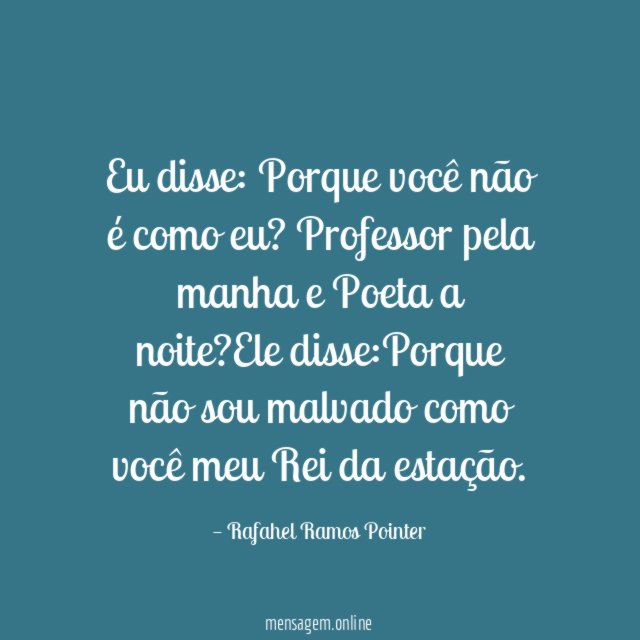 Eu disse