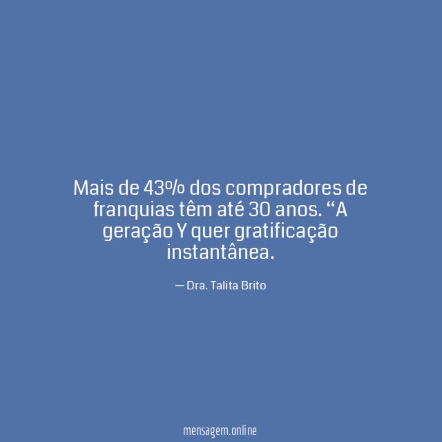 Mais de 43% dos compradores de franquias têm até 30 anos