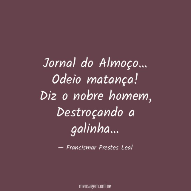 Jornal do Almoço…