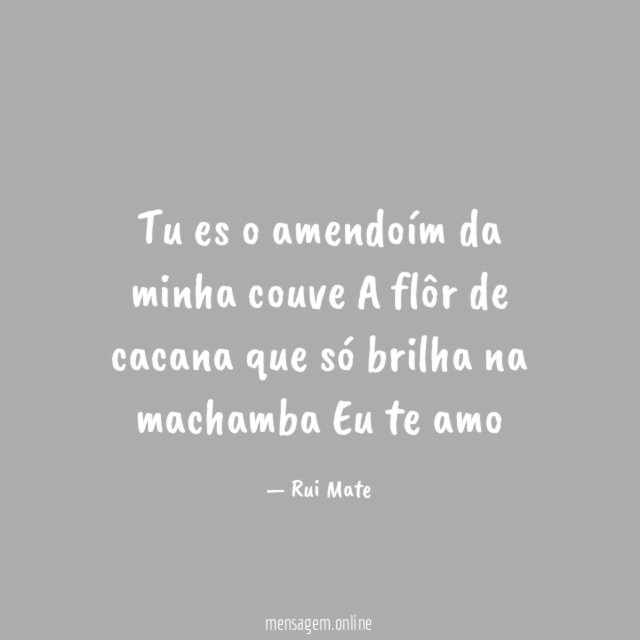 Tu es o amendoím da minha couve A flôr