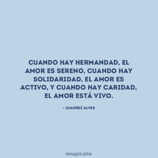 Cuando hay hermandad
