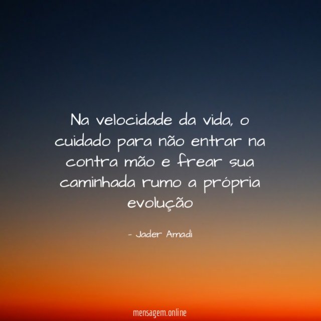 Na velocidade da vida
