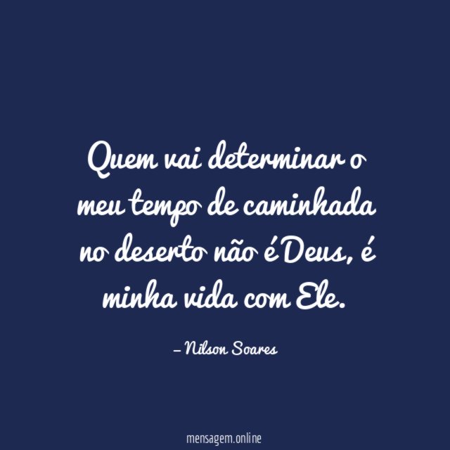 Quem vai determinar o meu tempo de caminhada