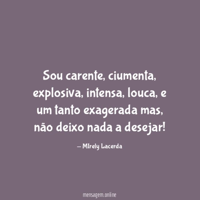 Sou carente