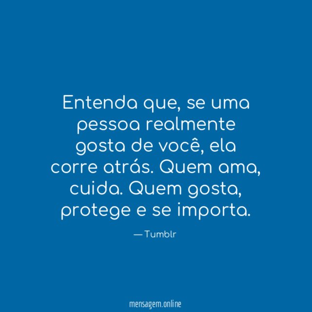 Entenda que