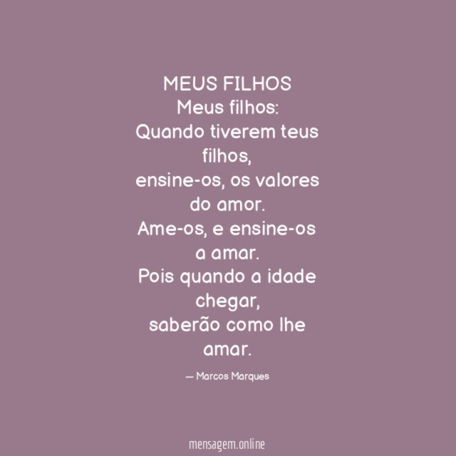 MEUS FILHOS