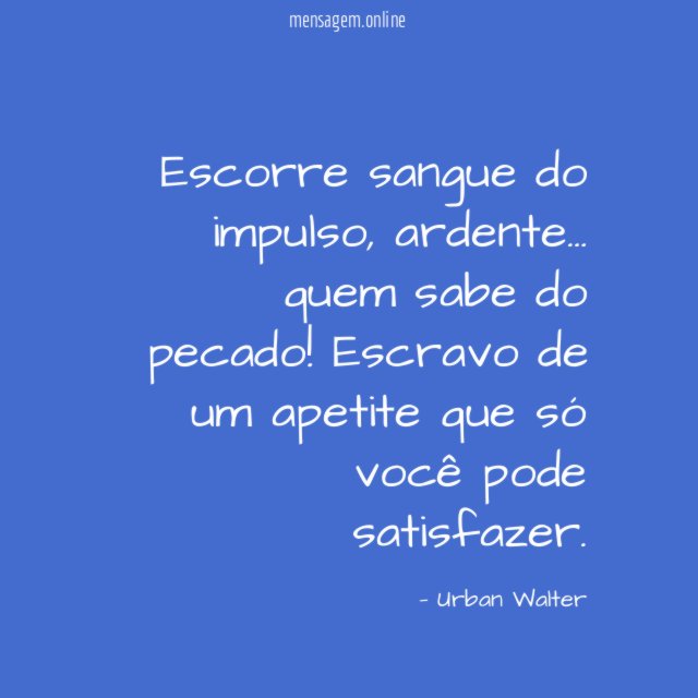 Escorre sangue do impulso