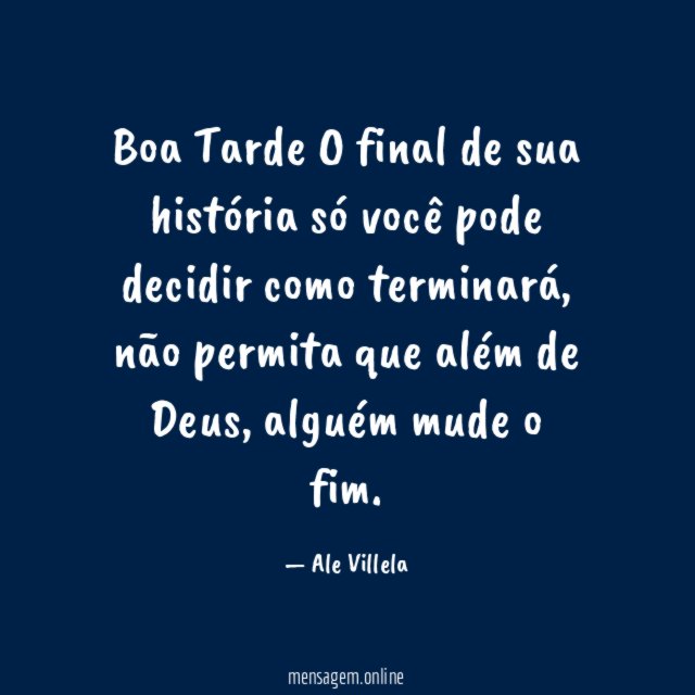 Boa Tarde