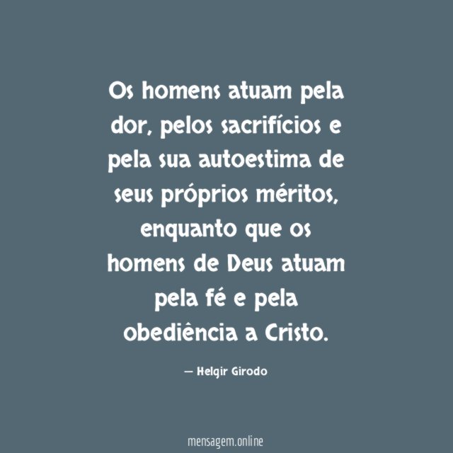 Os homens atuam pela dor