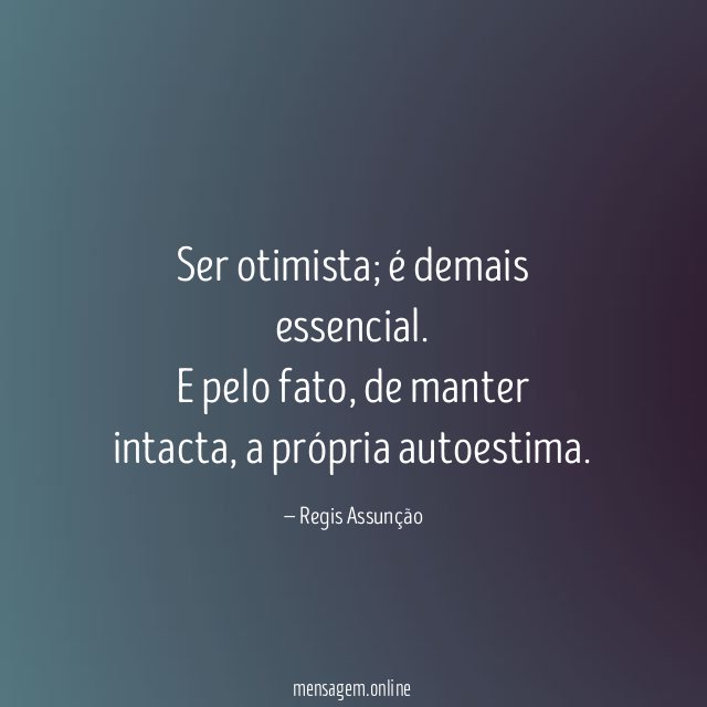 Ser otimista