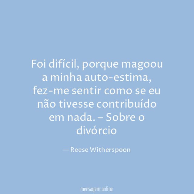 Foi difícil