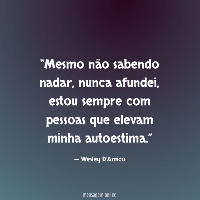 Mesmo não sabendo nadar