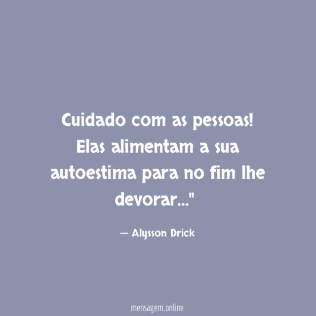 Cuidado com as pessoas