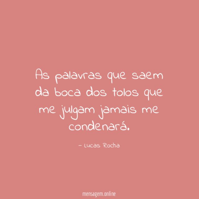 As palavras que saem da boca dos tolos
