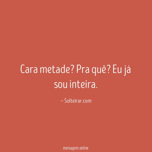 Cara metade