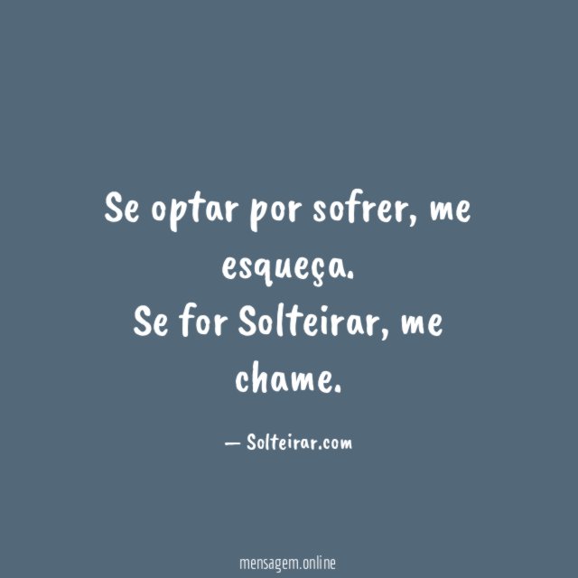 Se optar por sofrer