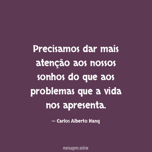 Precisamos dar mais atenção aos nossos sonhos do