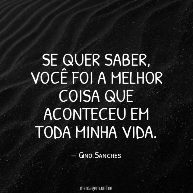 Se quer saber