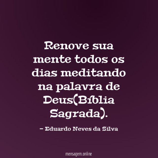 Renove sua mente todos os dias meditando na